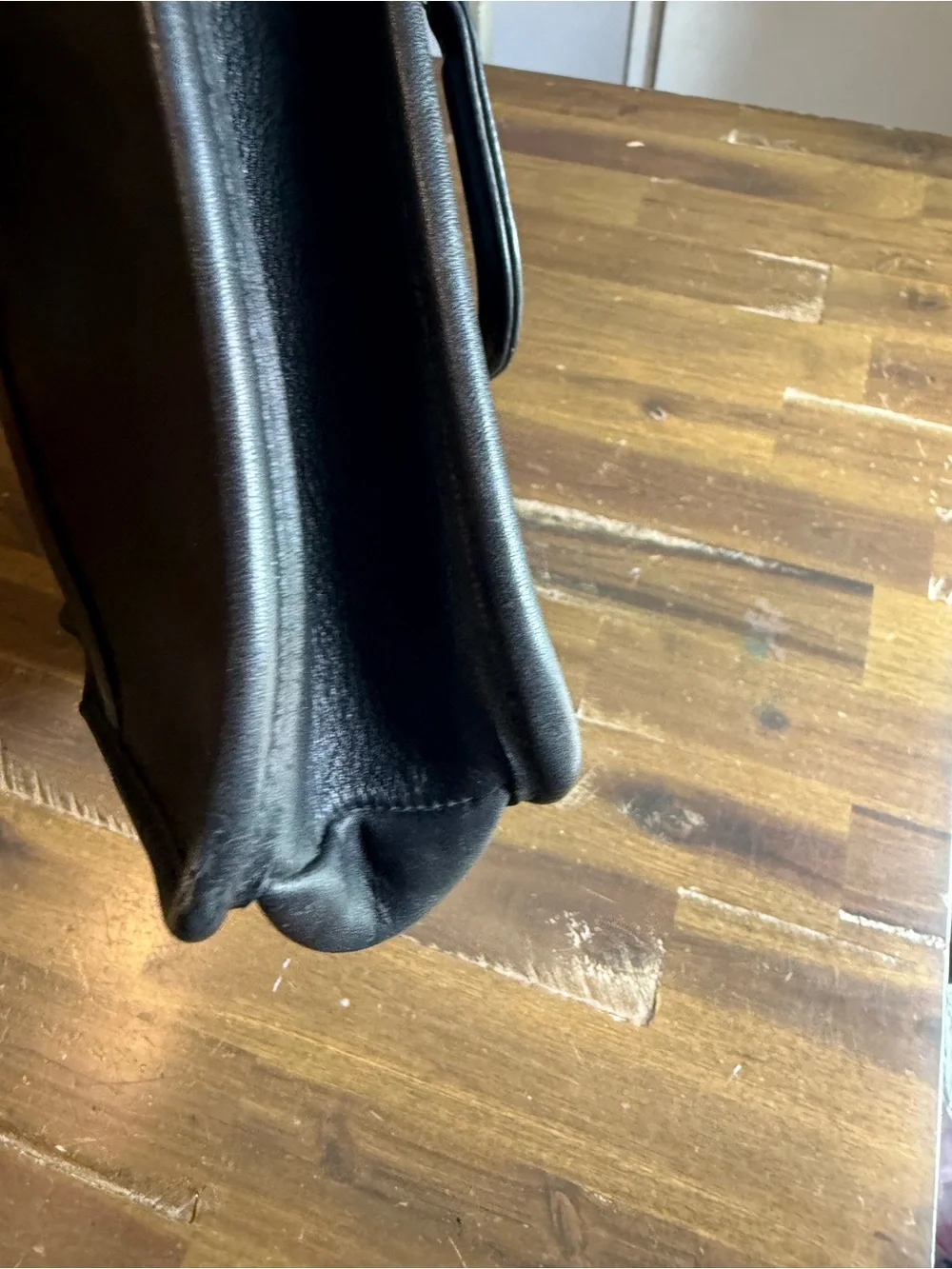 Coach Black Leather Briefcase